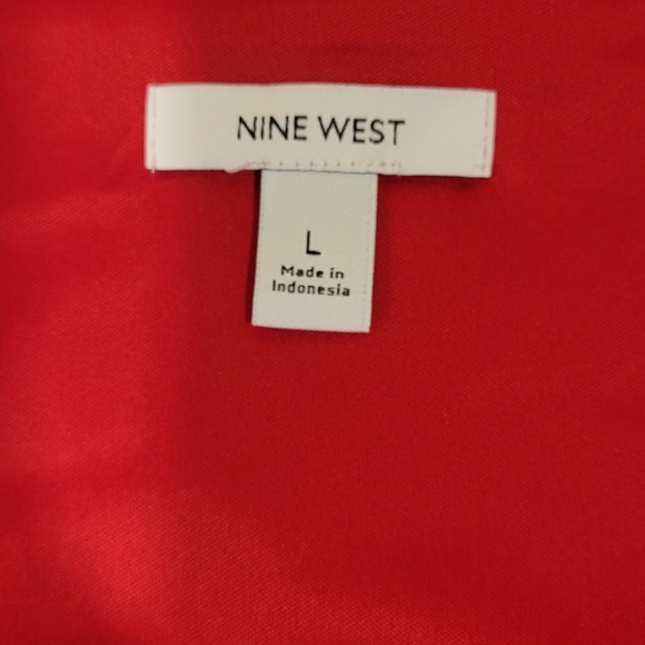 Nine West Red Dress Size L - Picture 4 of 6